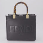 Borse tote Sac cabas Sunshine Fendi Nero Femme