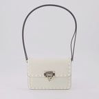 Bolsos de mano y al hombro Sac Rockstud 23 Valentino Garavani Blanco Femme