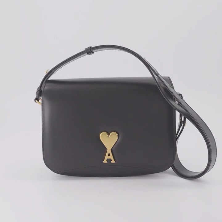 크로스백 Sac Paris Paris Ami PARIS 검은색 남여공용