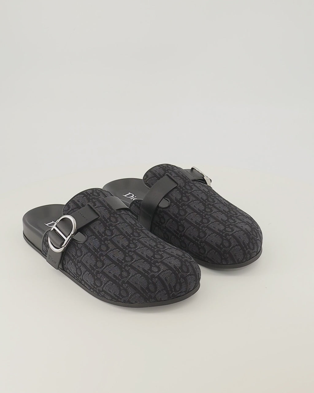 Chaussures ouvertes Diorアクアブラックミュール Dior Noir Homme