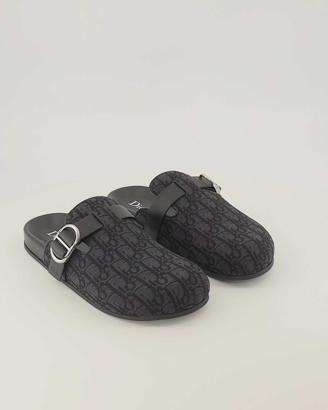 Chaussures ouvertes Diorアクアブラックミュール Dior Noir Homme