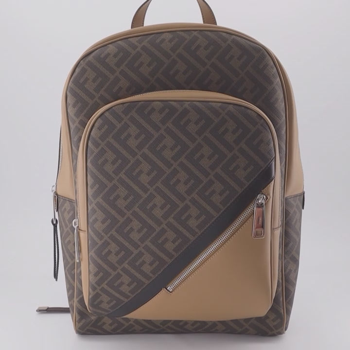 백팩 Sac à dos Fendi Diagonal Fendi 갈색 Homme