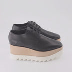 プラットフォームシューズ エリーゼ・ダービーズ Stella McCartney 黒 女性