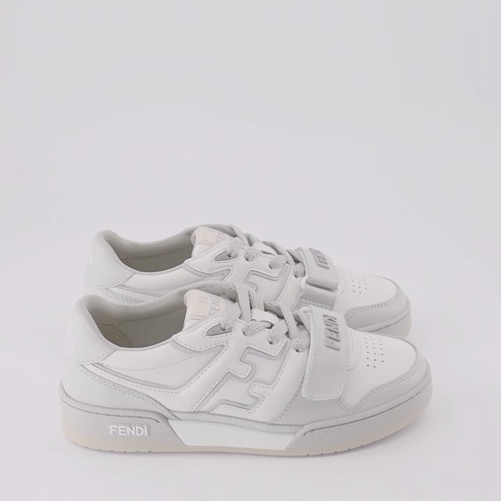 Baskets Baskets Fendi Match Fendi Gris Femme