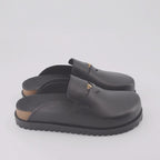 Zapatos abiertos Mules Medusa Versace Negro Homme