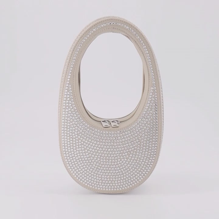 Bolsos de mano y al hombro Sac Swipe mini Coperni Plata Femme