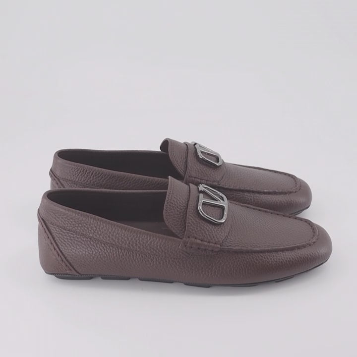 Mocassins Mocassins VLogo Valentino Garavani Marron Homme