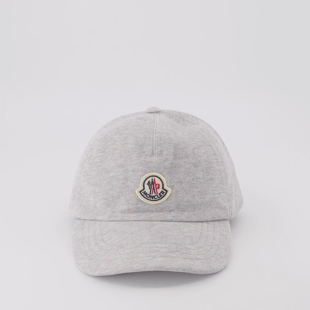 Chapeaux, casquettes et bonnets Casquette à logo Moncler Gris Homme