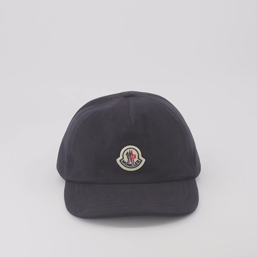 Chapeaux, casquettes et bonnets Casquette à logo Moncler Bleu Homme