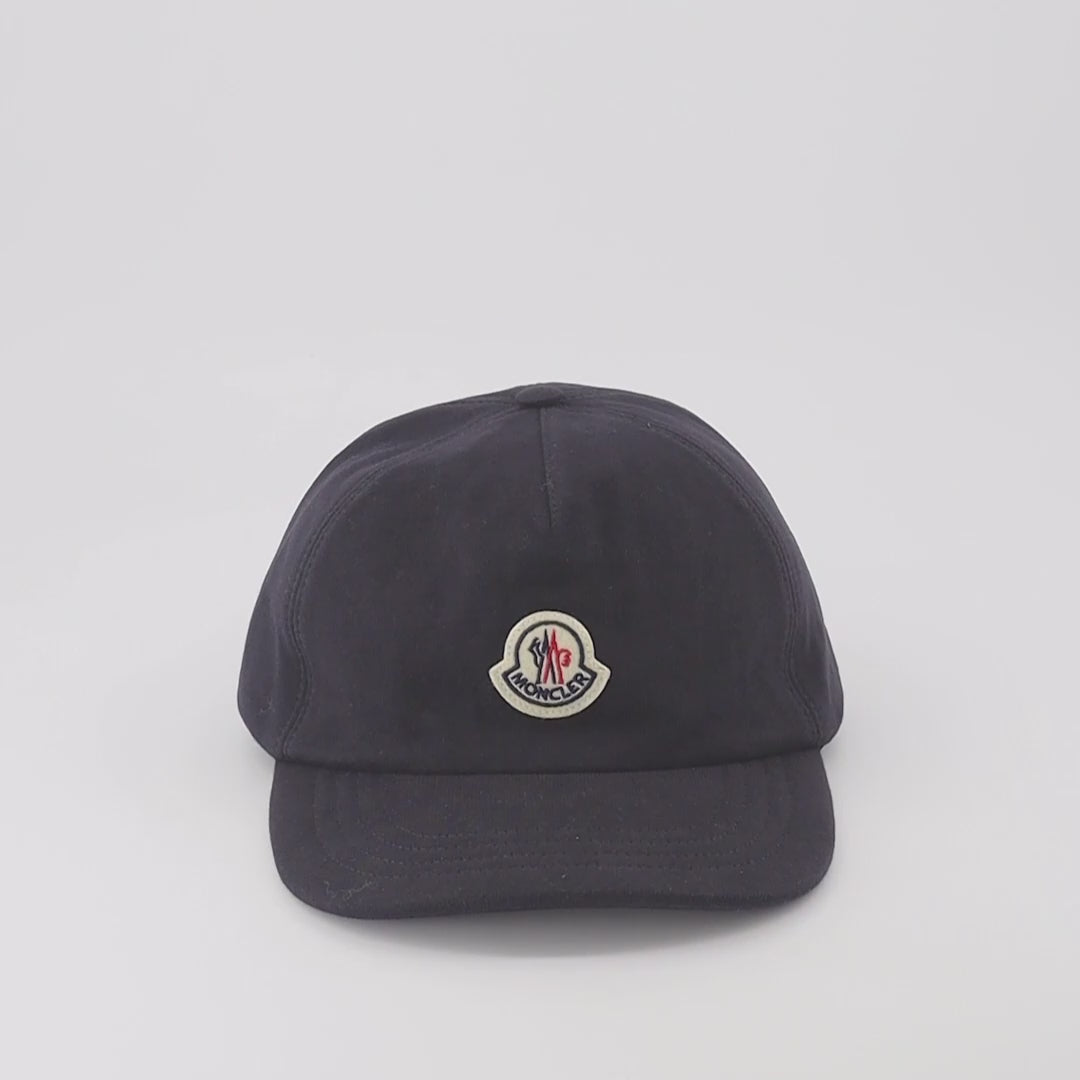 Chapeaux, casquettes et bonnets Casquette à logo Moncler Bleu Homme