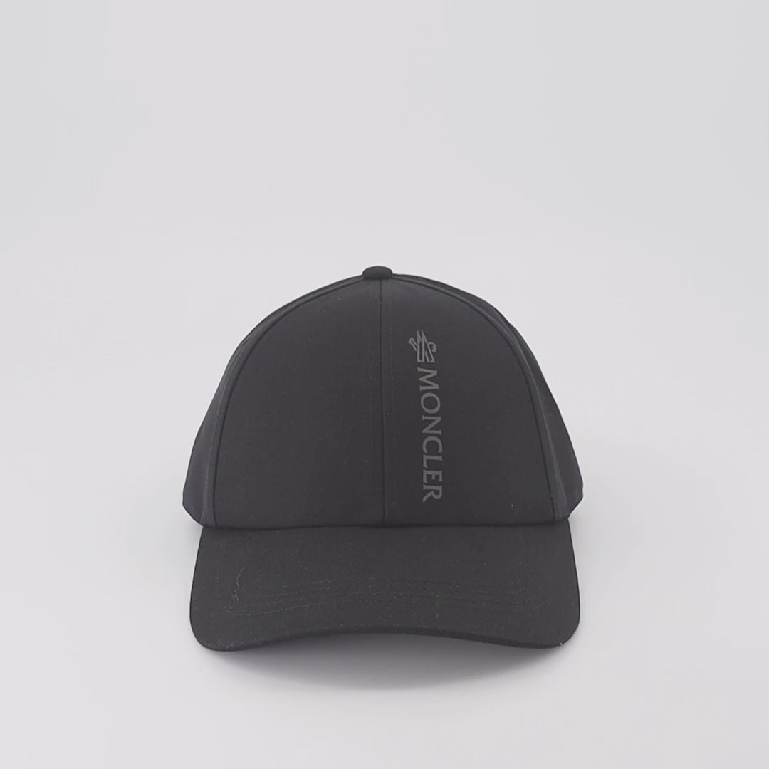 Chapeaux, casquettes et bonnets Casquette à logo Moncler Noir Homme