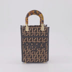 Borse tote Sac Shopping Sunshine Fendi Marrone Femme