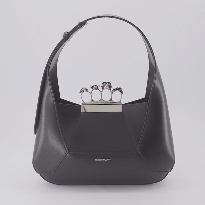 Borse a mano e a spalla Sac Jewelled hobo Alexander McQueen Nero Femme