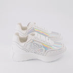 Sneaker Baskets Sprint Runner Alexander McQueen Silber Femme