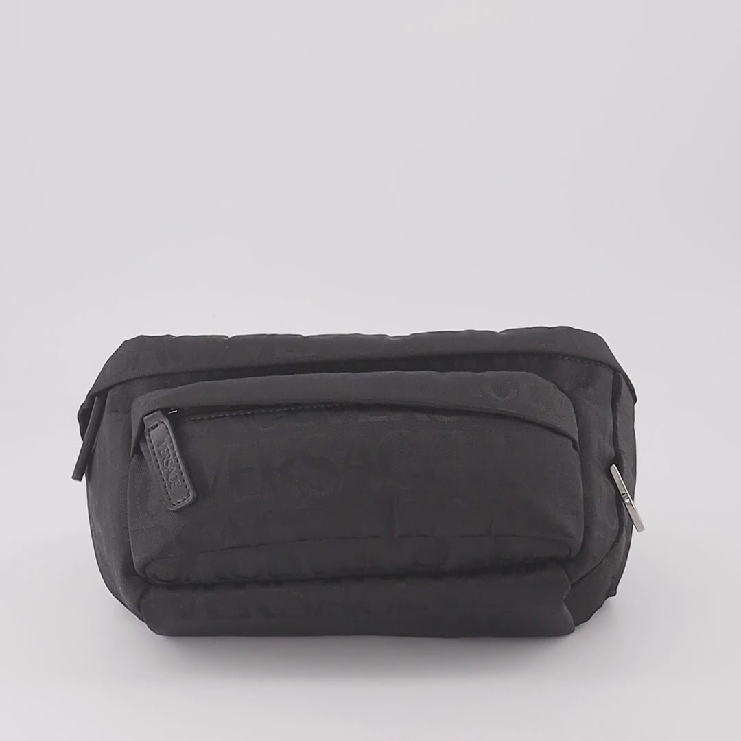 Riñoneras Sac banane Versace Allover Versace Negro Homme