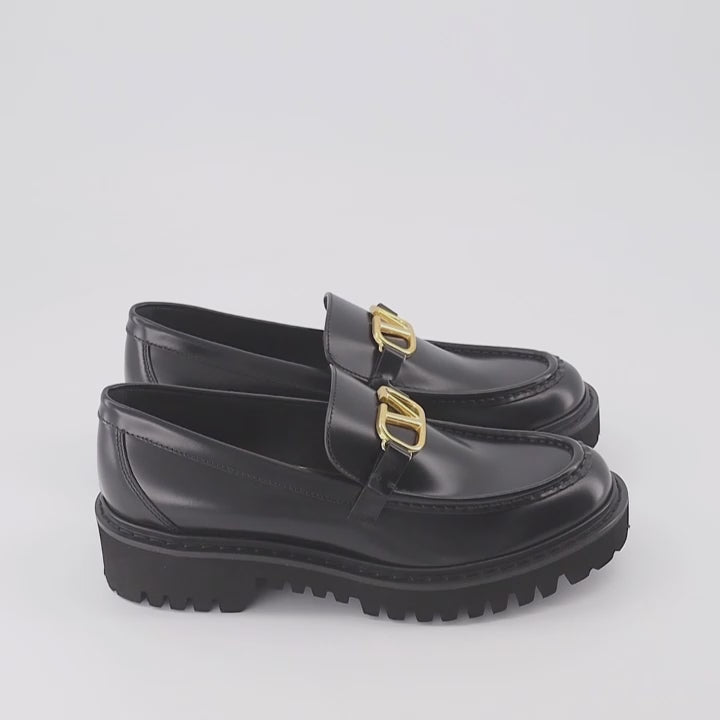 Mocassins Mocassins VLogo Valentino Garavani Noir Femme