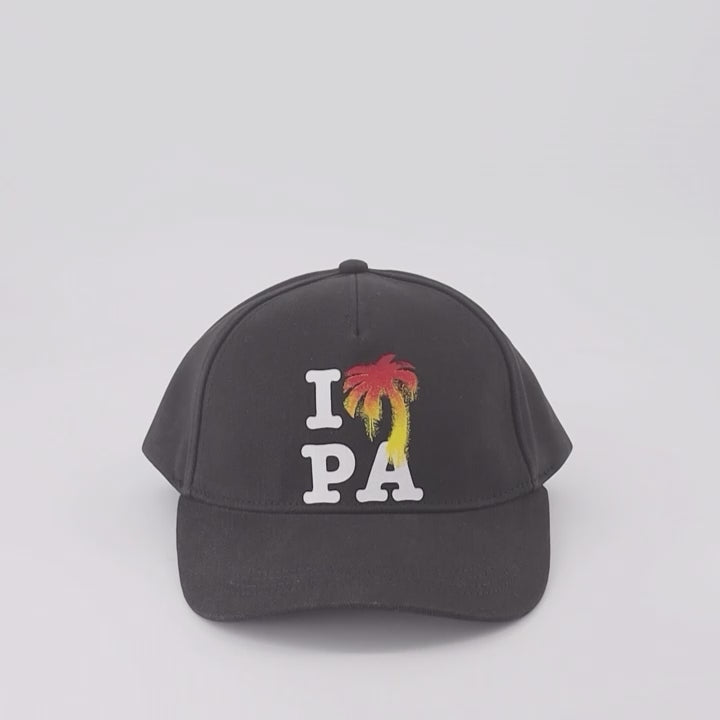 Chapéus, bonés e gorros Casquette I love PA Palm Angels Preto Homme