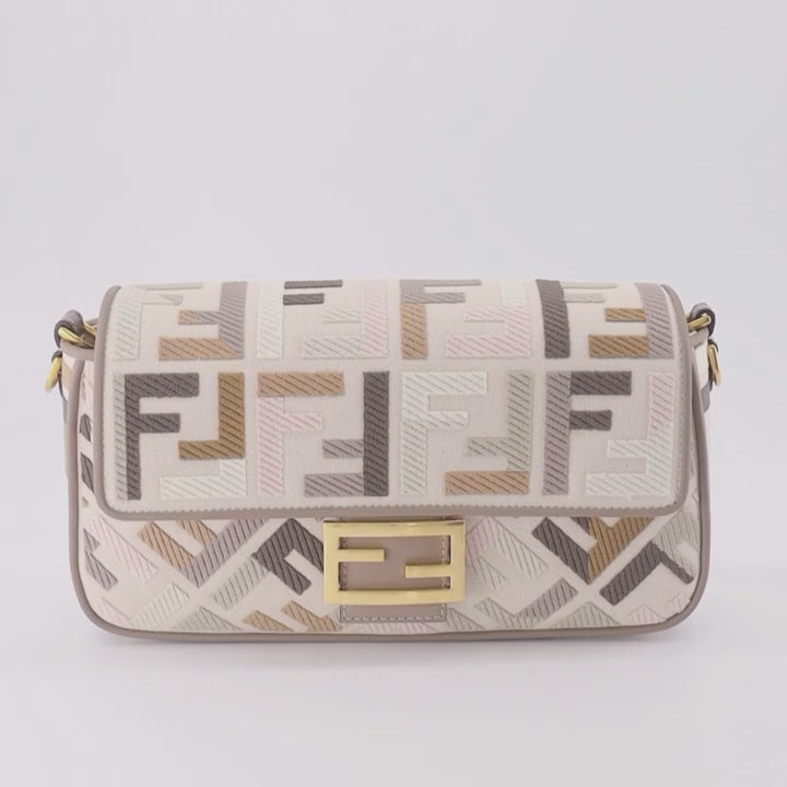 Sacs bandoulière Sac Baguette Fendi Beige Femme