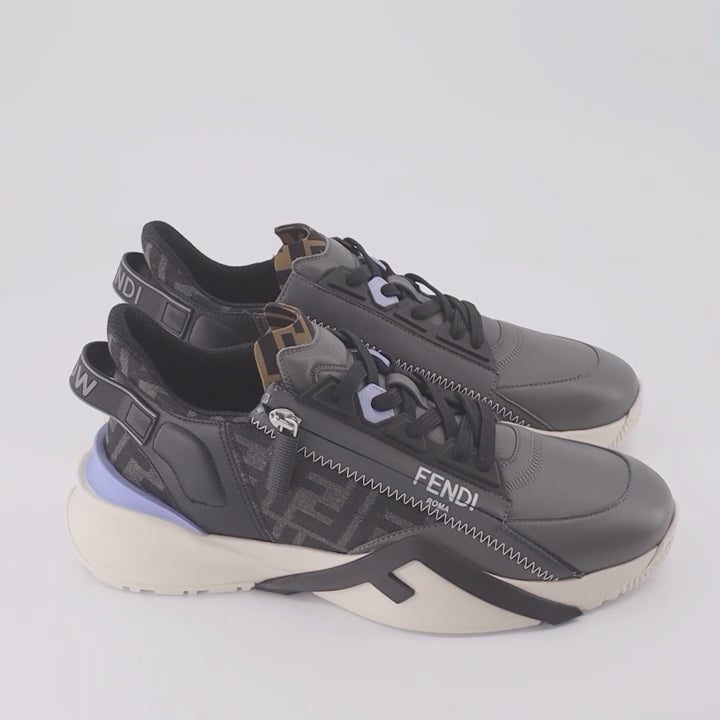 Baskets Baskets Fendi Flow Fendi Gris Homme