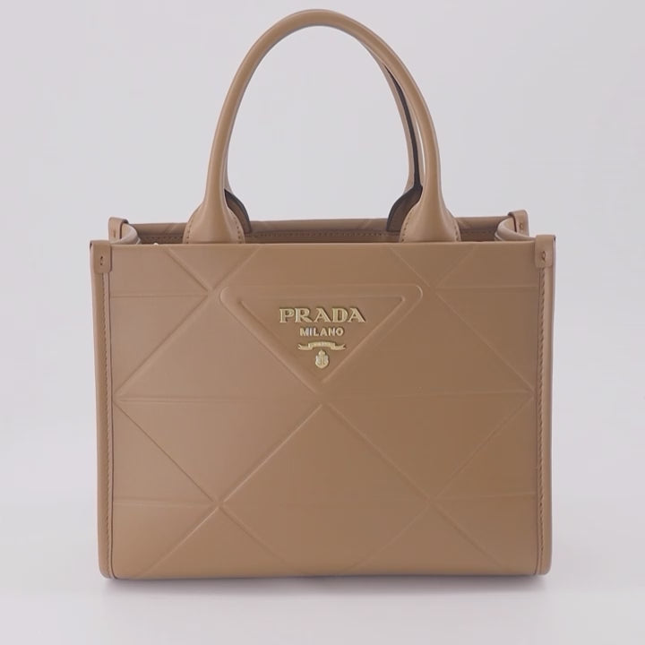 토트백 Sac Symbole Prada 갈색 Femme