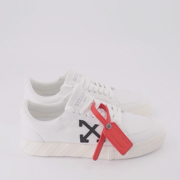 Tênis Baskets Vulcanized Off-White Branco Homme
