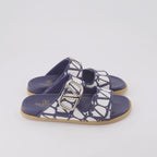 Sapatos abertos Sandales Iconographe Valentino Garavani Azul Femme