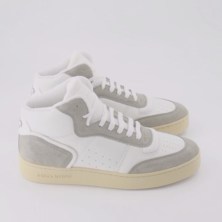 Sneaker Zapatillas SL/80 Saint Laurent Blanco Homme