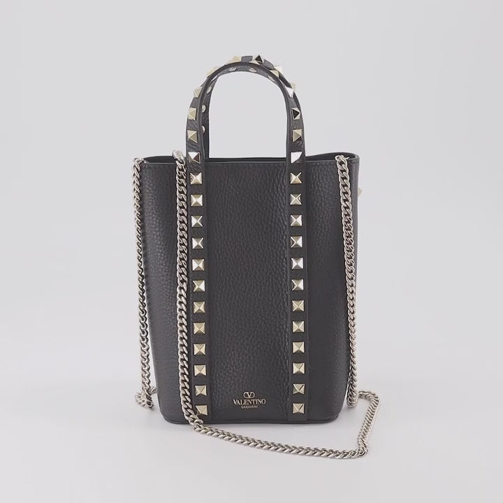 Bolsas bucket Sac Rockstud Valentino Garavani Preto Femme
