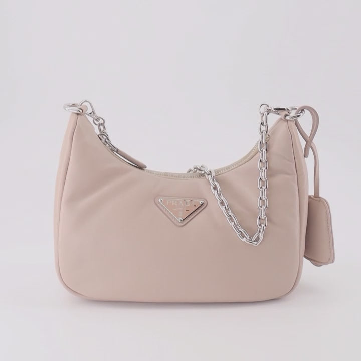 Sacs bandoulière Sac Re-Édition 2005 Prada Beige Femme