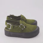 Scarpe aperte Sandales compensées Alexander McQueen Verde Homme
