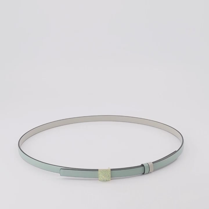 Cintos Ceinture réversible One Stud Valentino Garavani Azul Femme