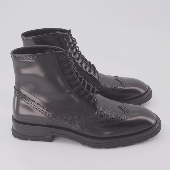Boots and ankle boots Punk Ankle Boots Alexander McQueen Black Man