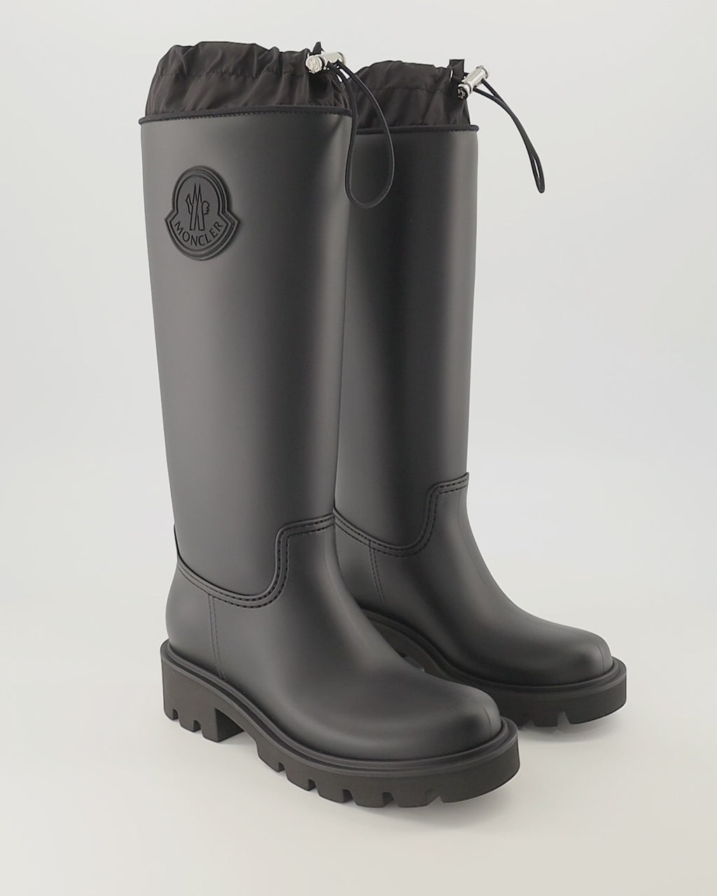Bottes Botas Pretas Kickstream Moncler Noir Femme