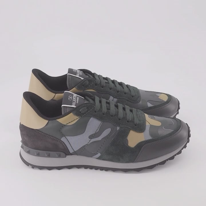 Sneaker Baskets Rockrunner Valentino Garavani Grau Homme