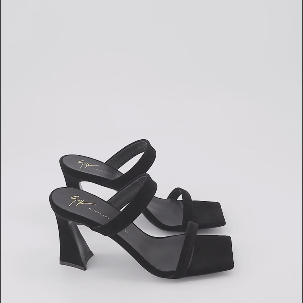 Zapatos abiertos Mules Flaminia Giuseppe Zanotti Negro Femme