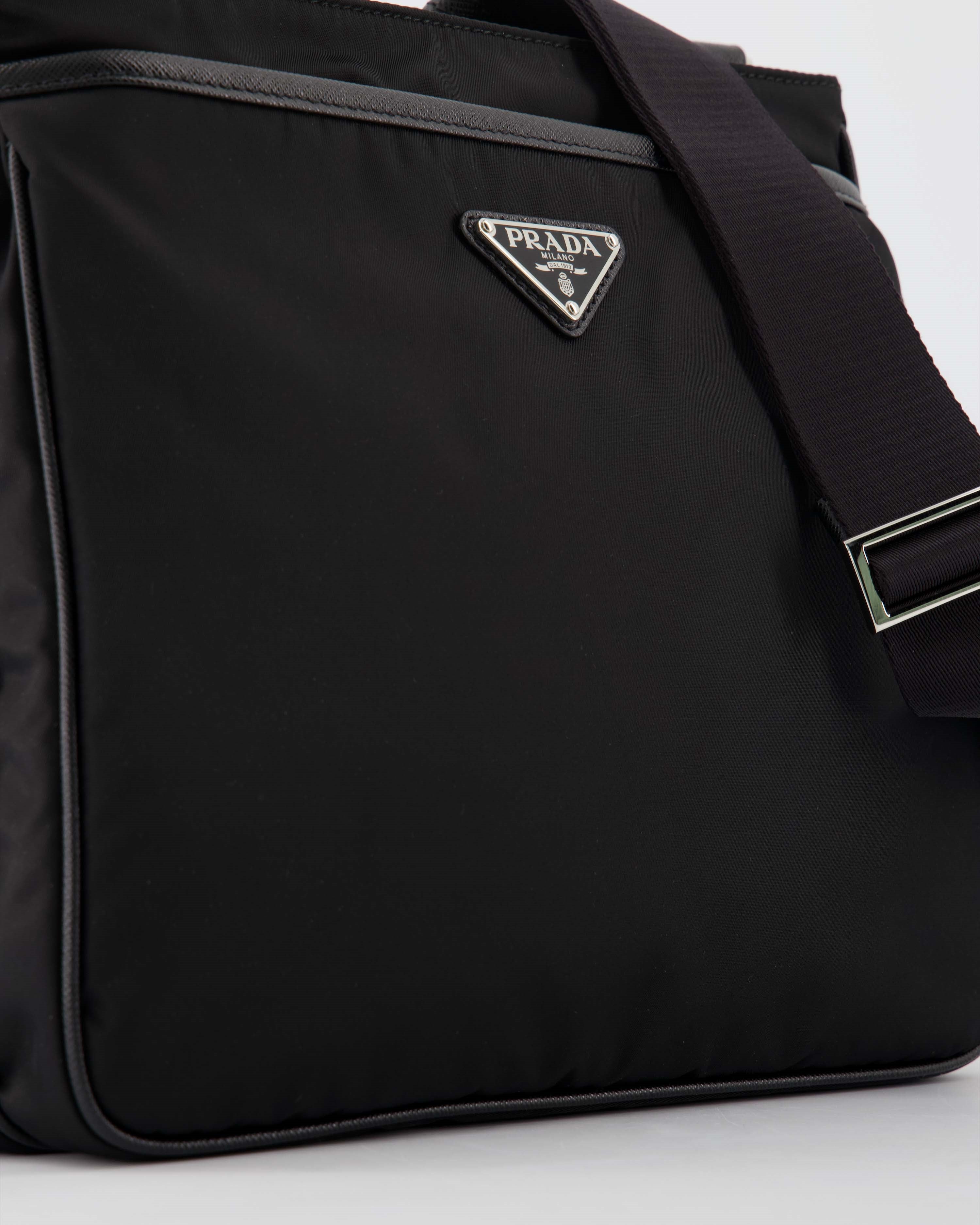 크로스백 Sac messenger en Re-Nylon Prada 검은색 Homme