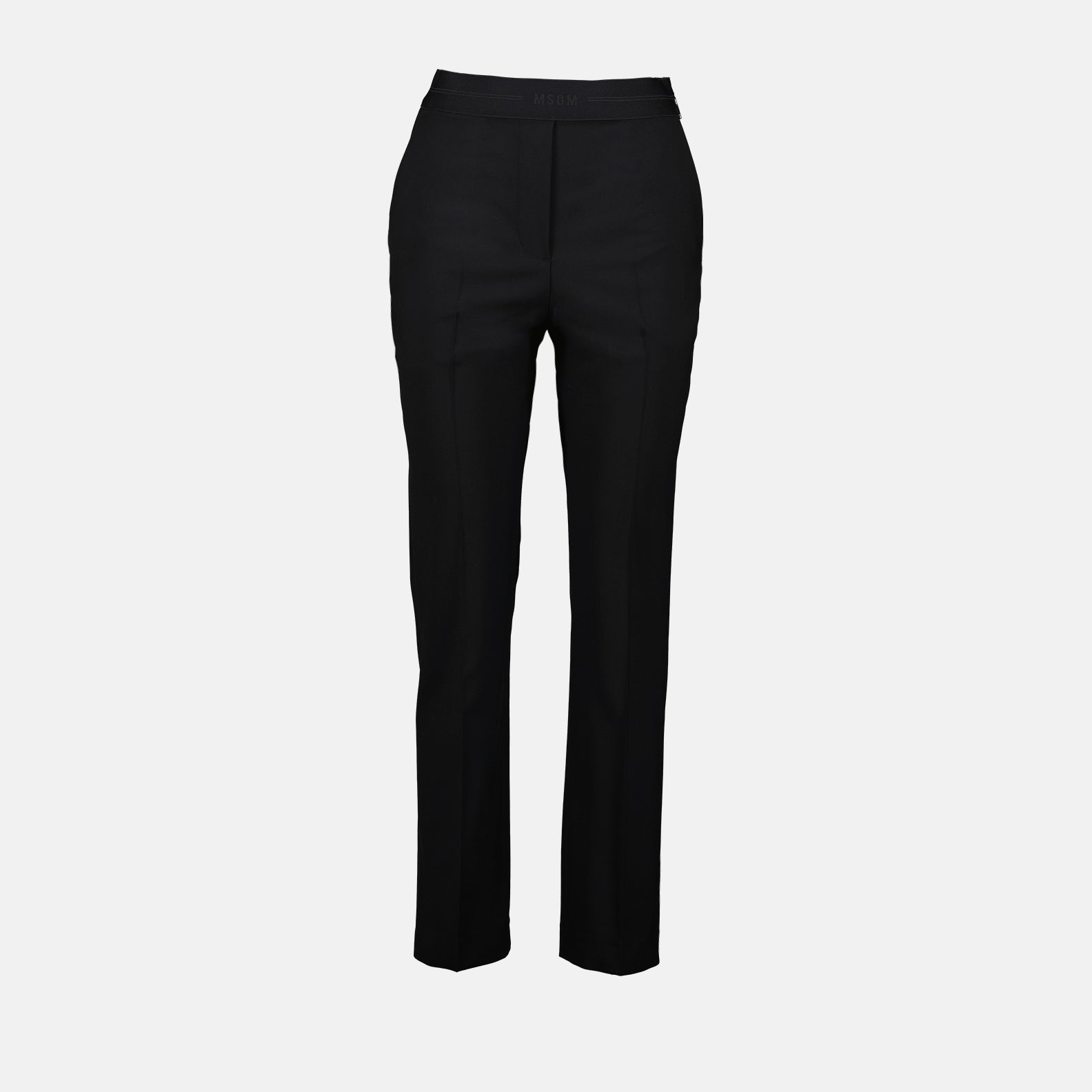 Pantalones Pantalon droit MSGM Negro Femme
