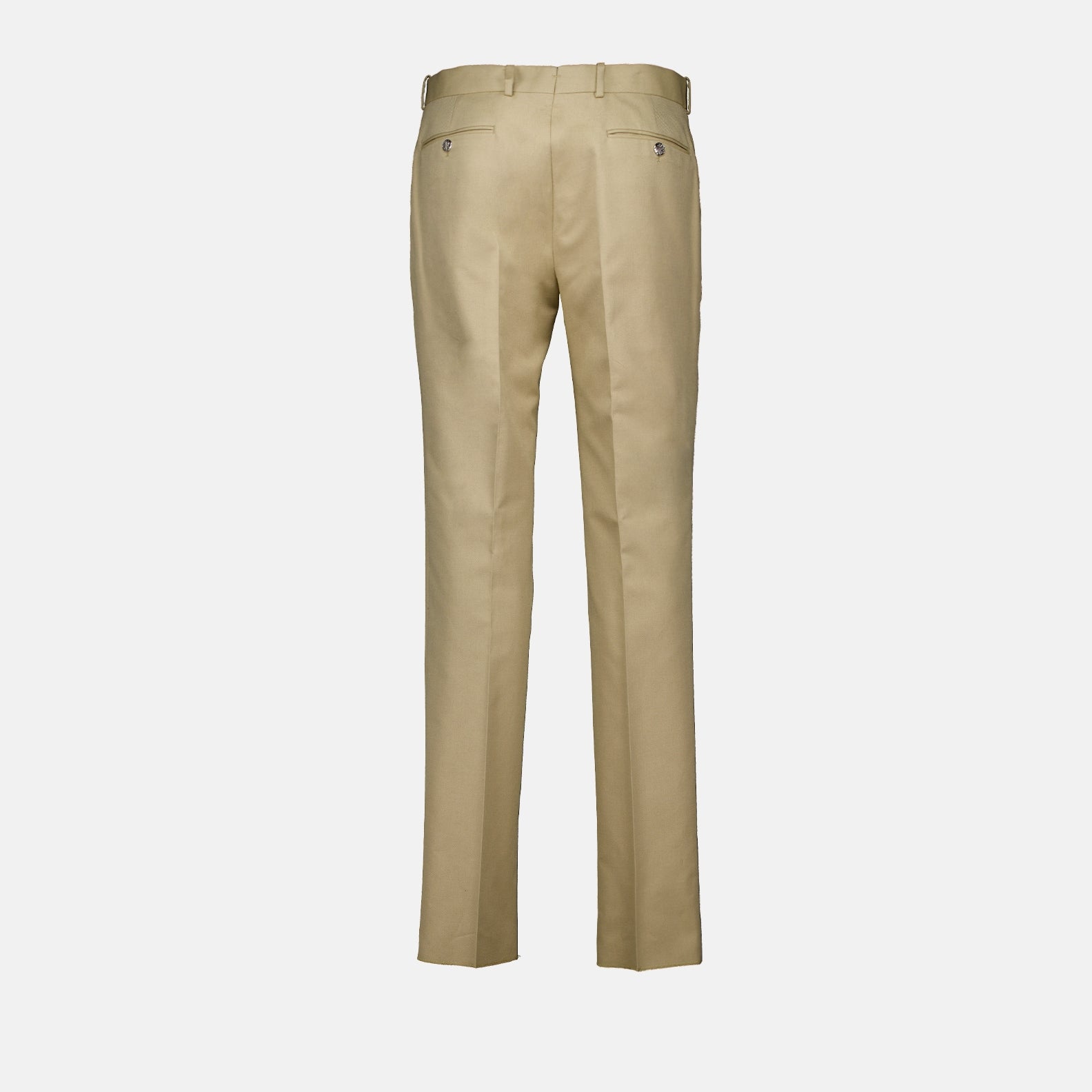 Pants Straight chino pants Alexander McQueen Beige Man