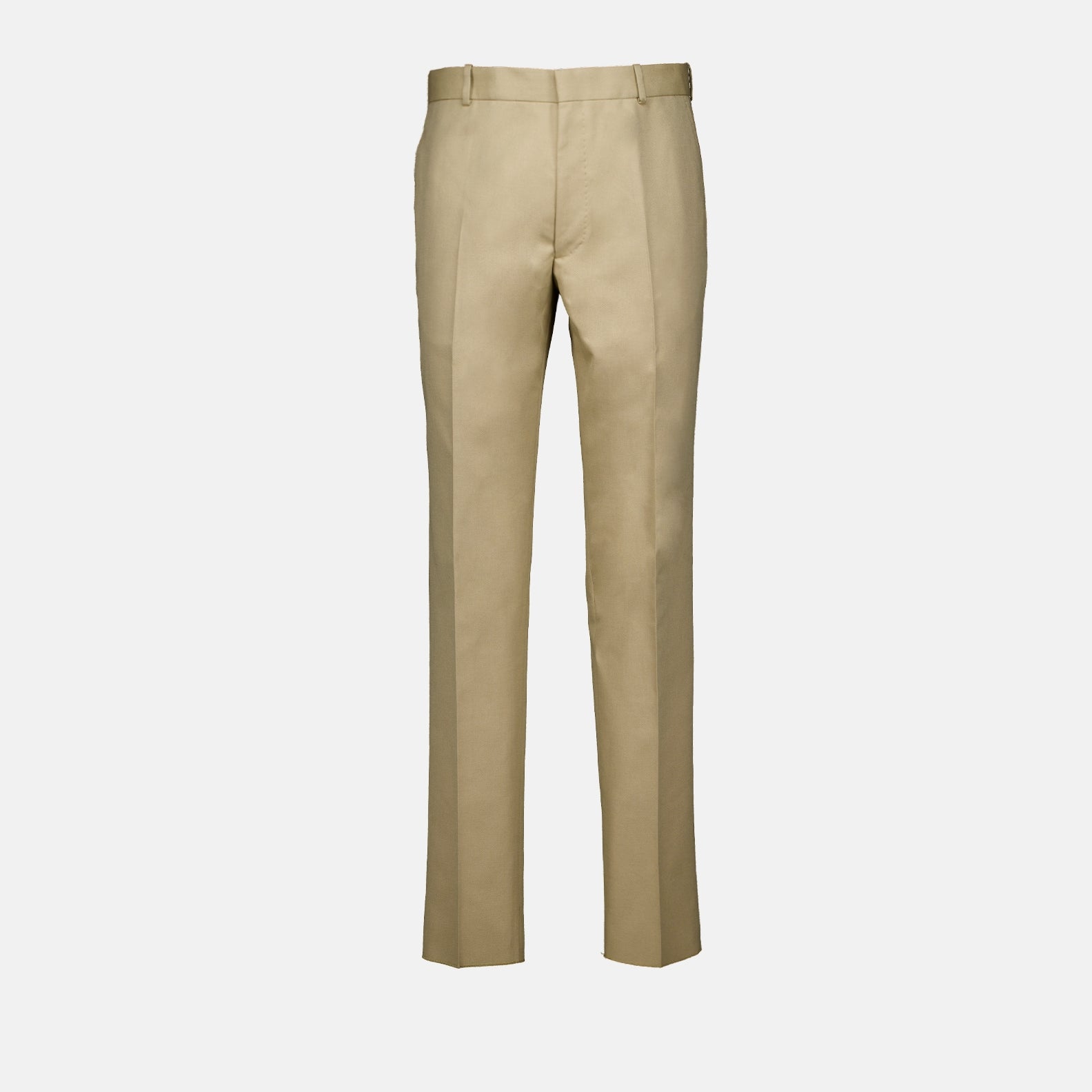 Pants Straight chino pants Alexander McQueen Beige Man