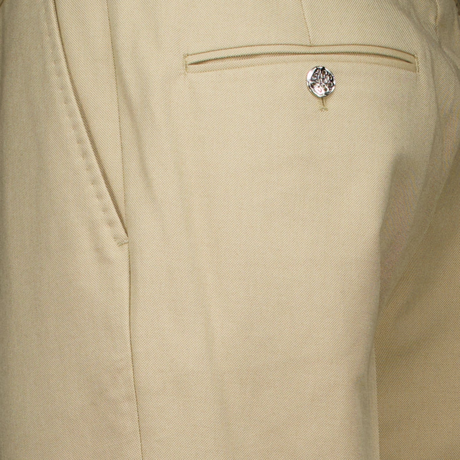 Pants Straight chino pants Alexander McQueen Beige Man