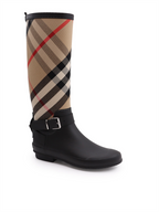 Boots Checkered boots Burberry Beige Women