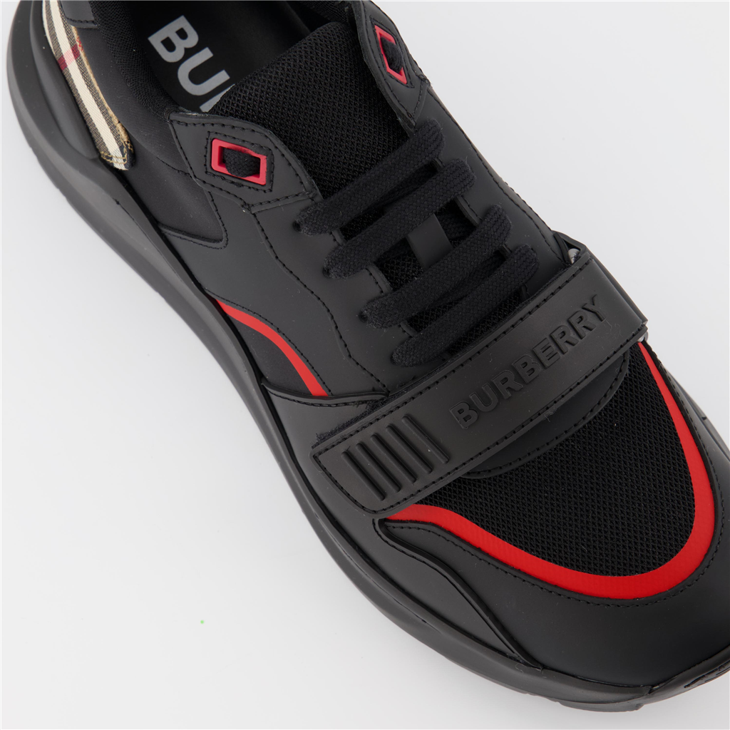 Baskets Baskets Ramsey Burberry Noir Homme