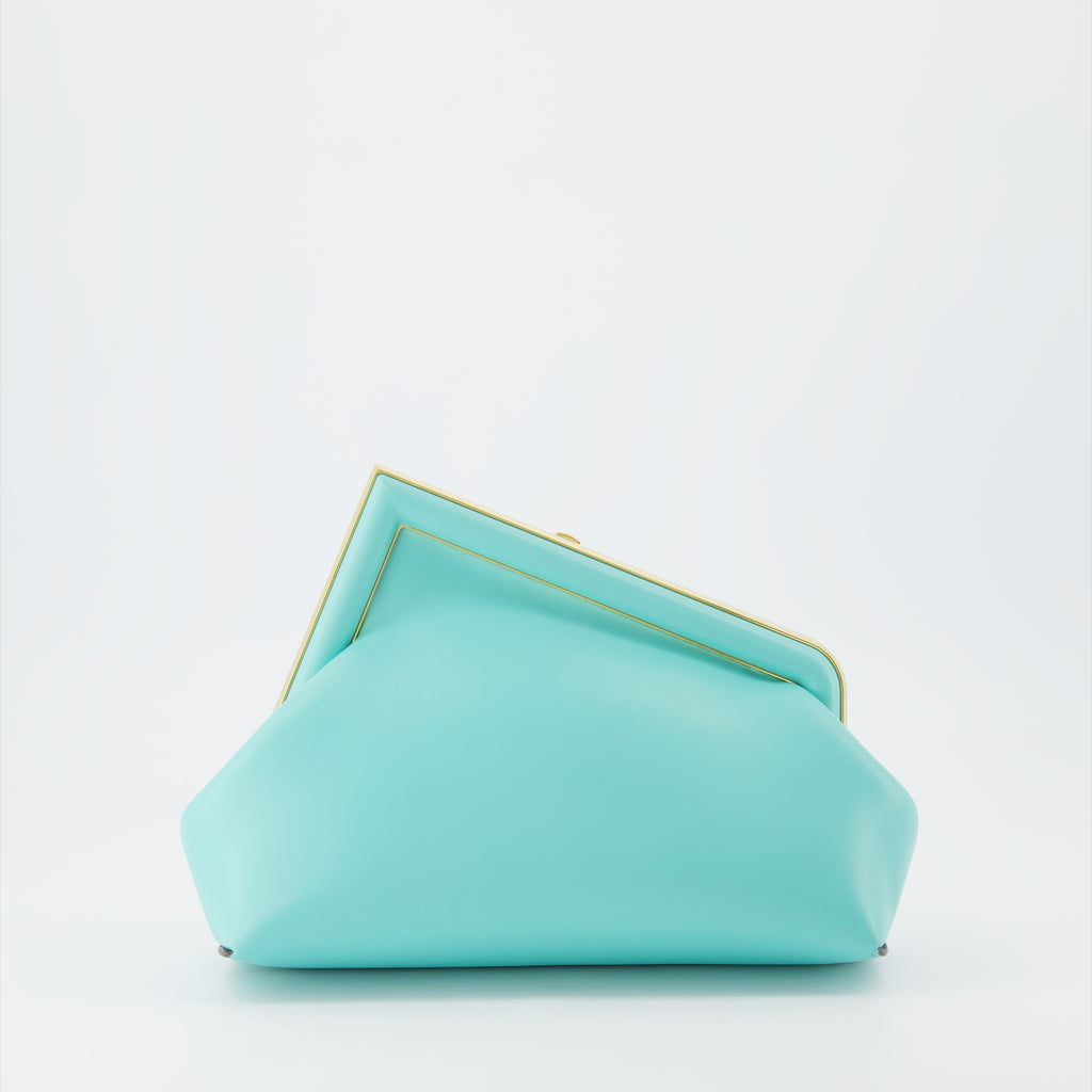 ハンドバッグ・ショルダーバッグ フェンディのファーストバッグ Fendi 青 女性