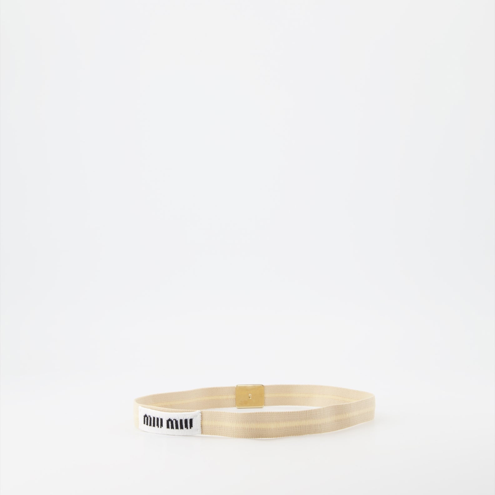 Chapeaux, casquettes et bonnets Accessoire cheveux chouchou Miu Miu Beige Femme