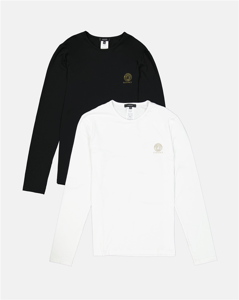 Intimo e homewear Lot de tricots de corps Versace Bianco Homme
