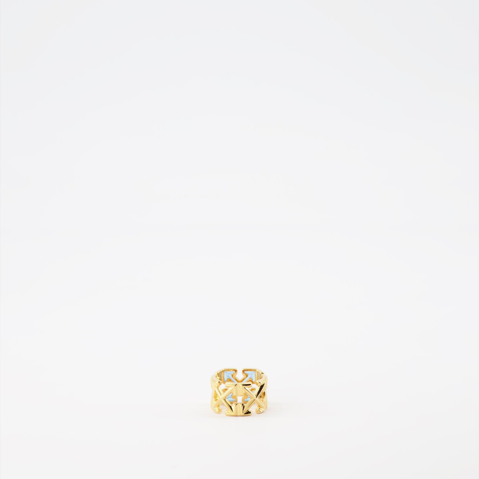 Bijoux Bague Arrow Off-White Doré Femme