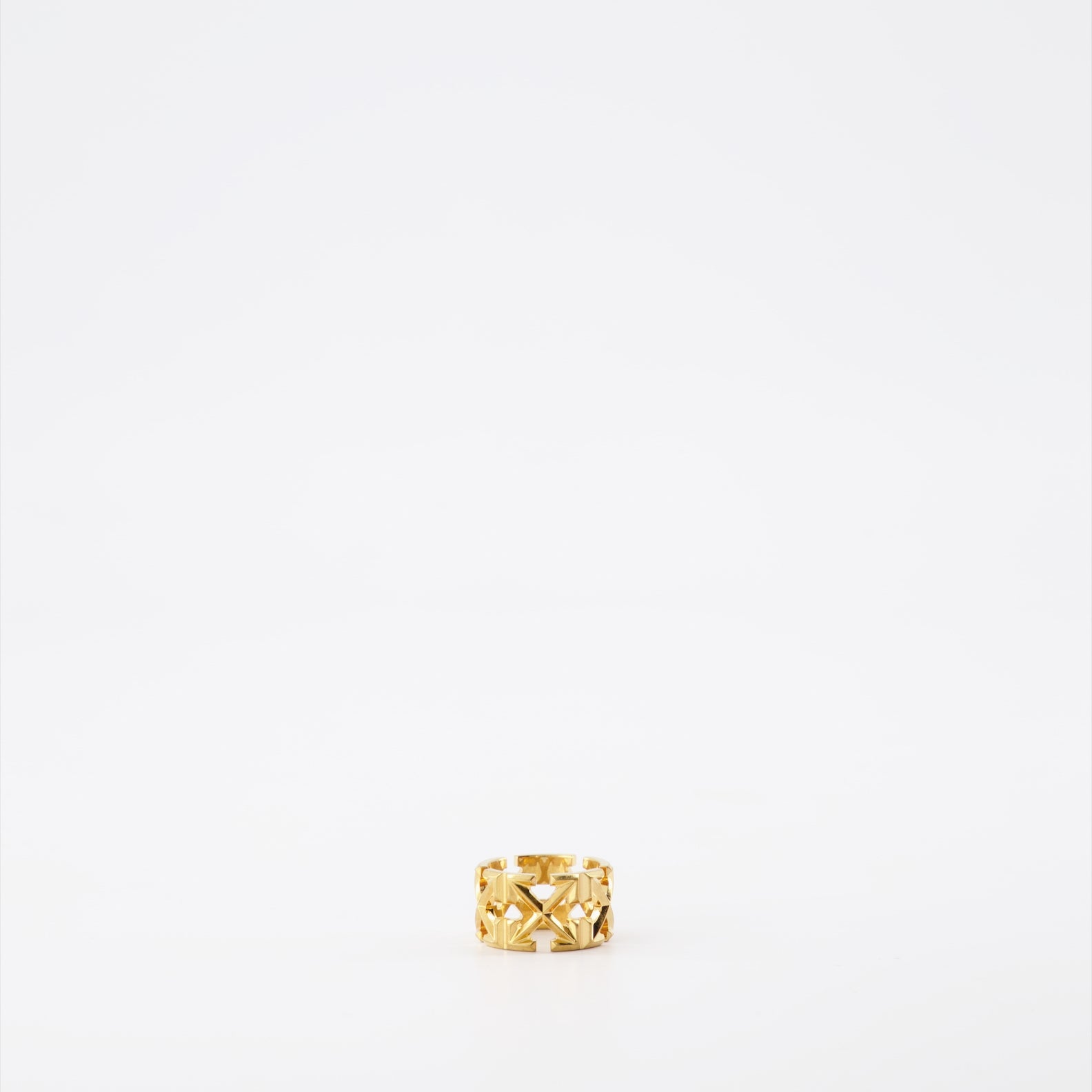 Bijoux Bague Arrow Or Off-White Doré Femme