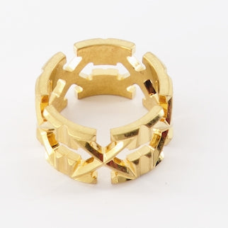 Joias Bague Arrow Or Off-White Ouro Femme