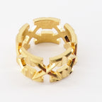 Joias Bague Arrow Or Off-White Ouro Femme
