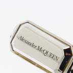 Bague gravée argentée